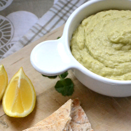 One-Step Asparagus & White Bean Hummus