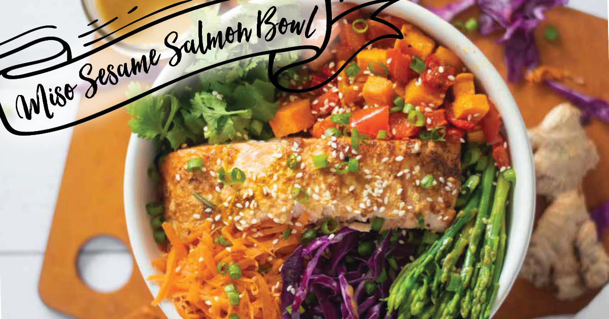 Miso-Sesame Salmon Bowl