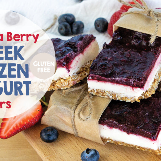 Granola Berry Greek Frozen Yogurt Bars