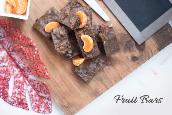 Christmas Fruit Bars with Nutmeg & Ginger