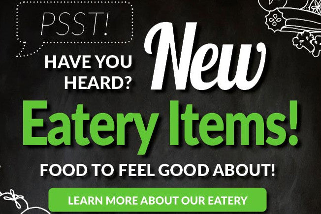 NEW to our Goodness Me! Eatery