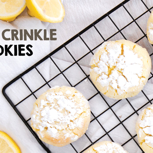 Lemon Crinkle Cookies