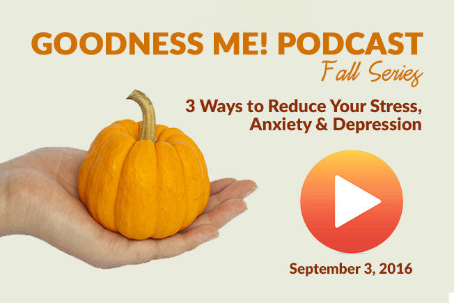 September 3 Radio Podcast: 3 Ways to Reduce Stress, Anxiety & Depression