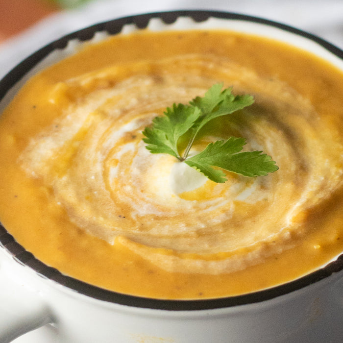 Curried Ginger Sweet Potato Soup