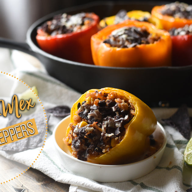 Vegan Tex Mex Stuffed Peppers