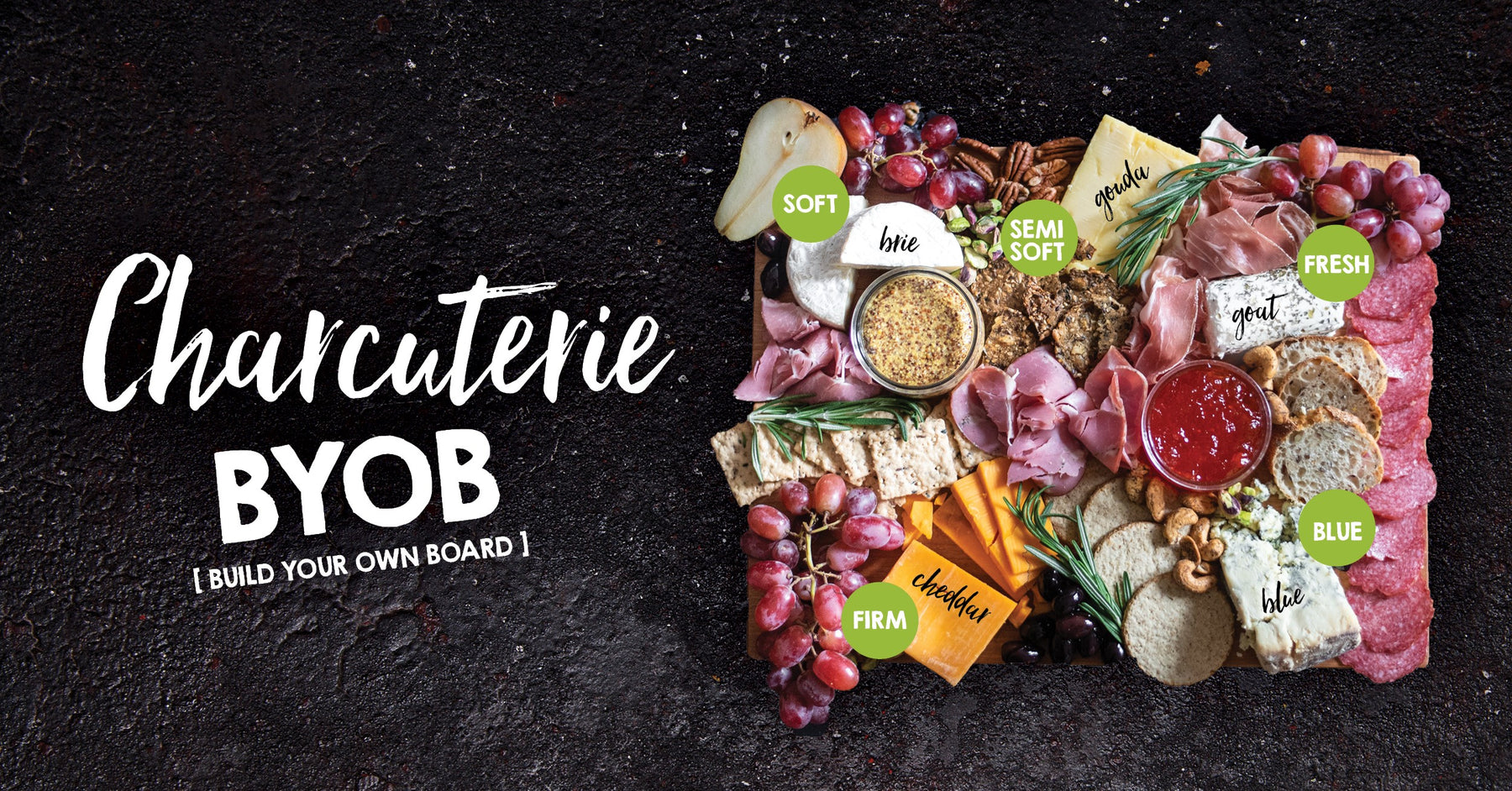 Charcuterie BYOB (Build Your Own Board)