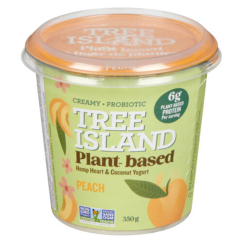 Tree Island Yogurt - Hemp Yogurt - Peach, 350 g