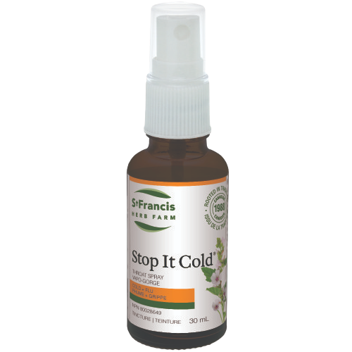 St. Francis Stop It Cold Throat Spray - 30 mL