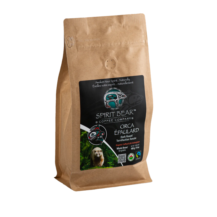 Spirit Bear - Orca - Dark Roast Whole Bean, 400 g