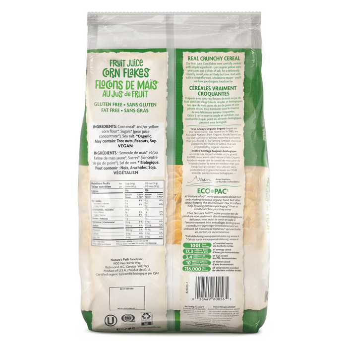 Nature's Path - Organic Corn Flakes, 750 g