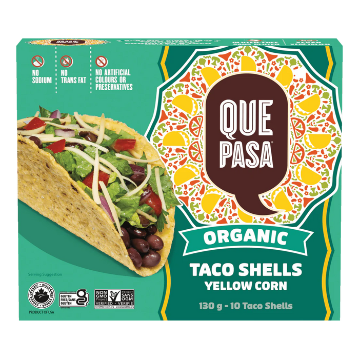Que Pasa - Yellow Corn Taco Shells, 130 g