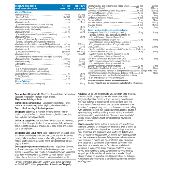 Progressive - Multi Active Men, 120 Vcaps