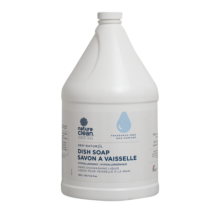 Nature Clean - Dish Liquid Natural - Fragrance Free, 3.63 L