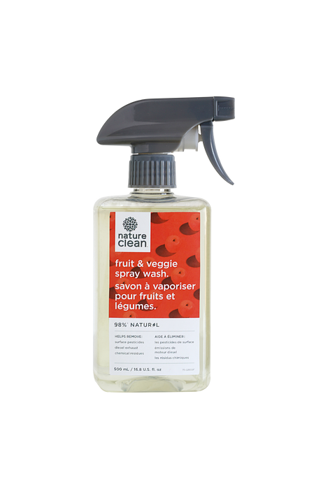 Nature Clean - Fruit & Veggie Wash - Spray, 500 mL