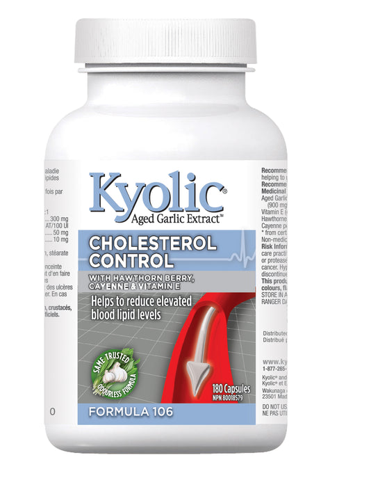Kyolic - Formula 106 Choles Ctrl Hawthorn, 180 Caps