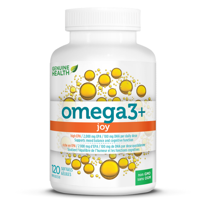 Genuine Health - Omega3+ Joy, 120 SG