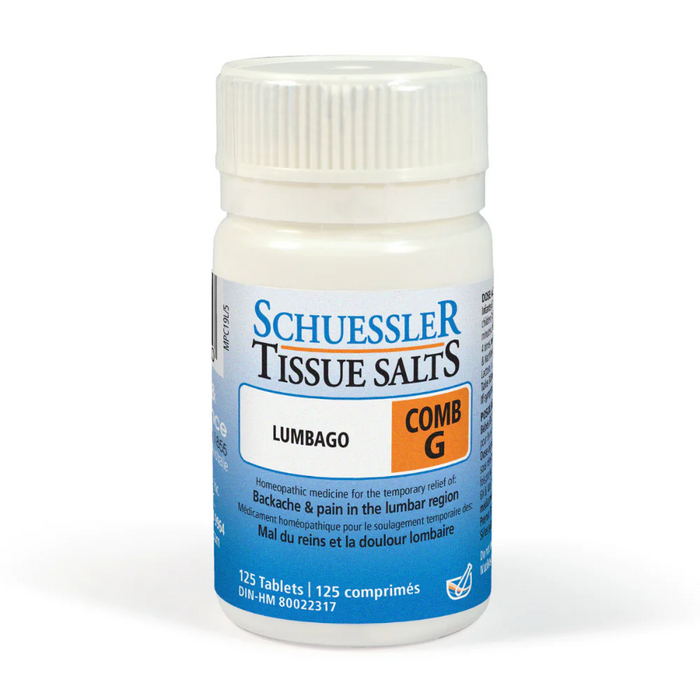 Schuessler - Tissue Salts Comb G, 125 Tabs