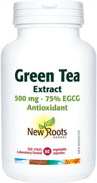 New Roots Herbal - Green Tea 500mg, 60 CAPS