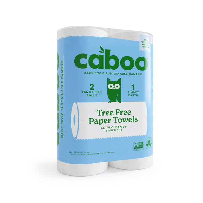Caboo - Bamboo Paper Towel, 2 Pk