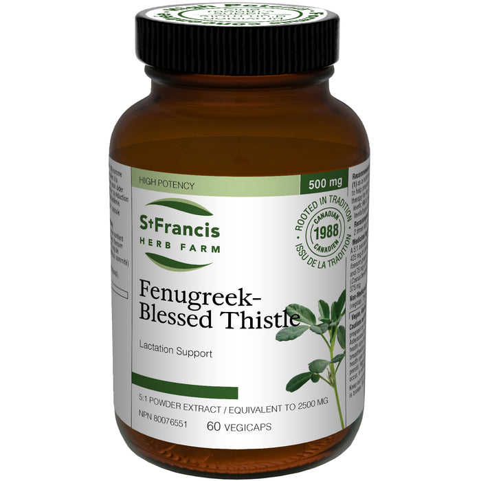 St. Francis - Fenugreek - Blessed Thistle, 60 Vcaps