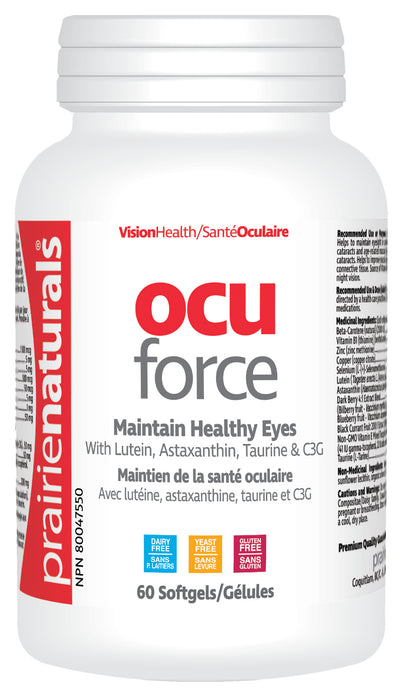 Prairie Naturals - Ocu Force, 60 SG