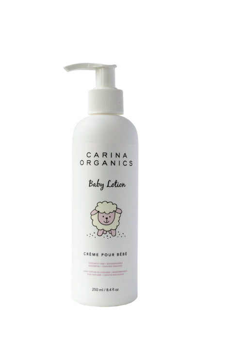 Carina Organics - Unscented Baby Lotion, 250ml