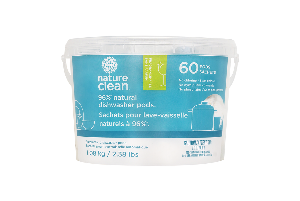 Nature Clean - Auto Dishwasher Pods, 60 Count