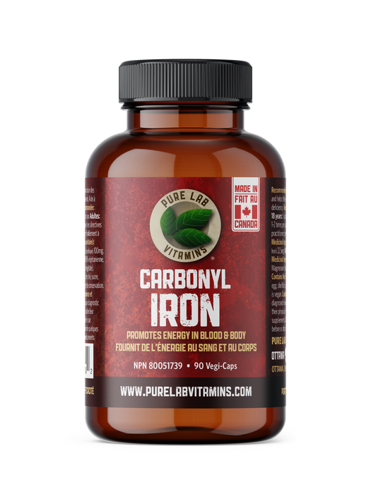 Pure Lab Vitamins - Carbonyl Iron, 90 CAPS