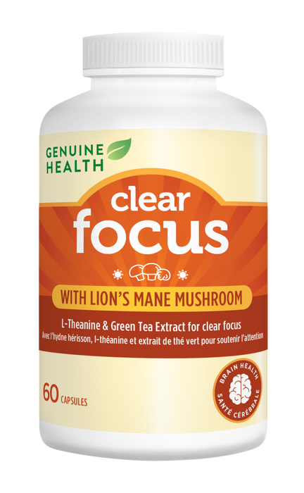 Genuine Health - Clear Focus, 60 caps