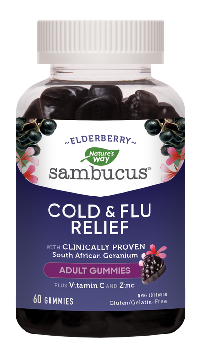 Nature's Way - Sambucus Relief Adult, 60 GUMMIES