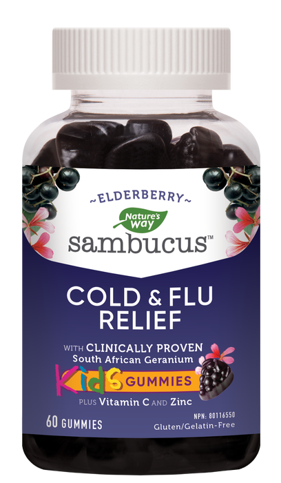 Nature's Way - Sambucus Relief Kids, 60 GUMMIES