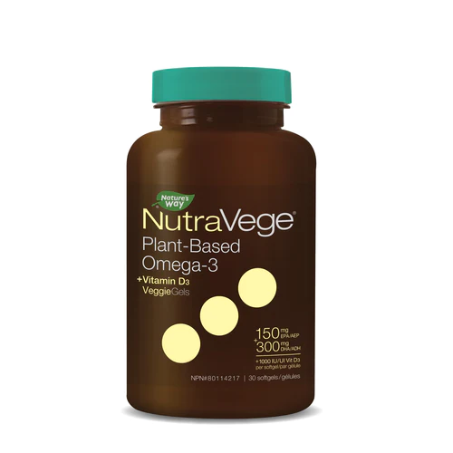 Nature's Way - NutraVege +D Omega-3, 30 SG