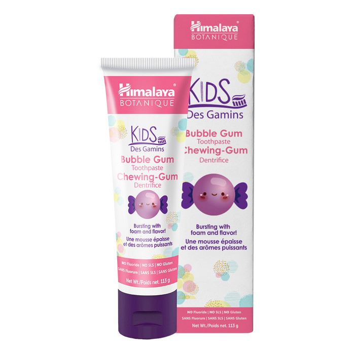 Botanique by Himalaya - Kids Toothpaste - Bubble Gum, 113 g