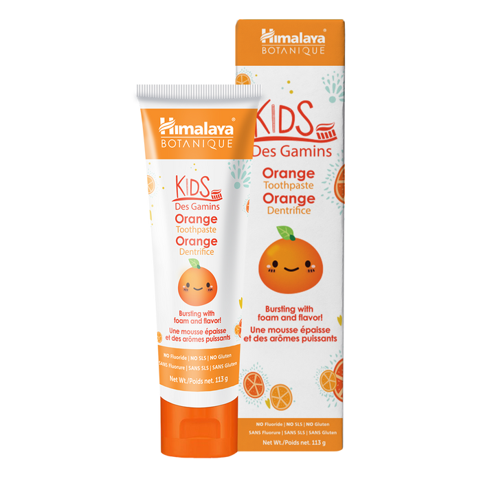 Botanique by Himalaya - Kids Toothpaste - Orange, 113 g