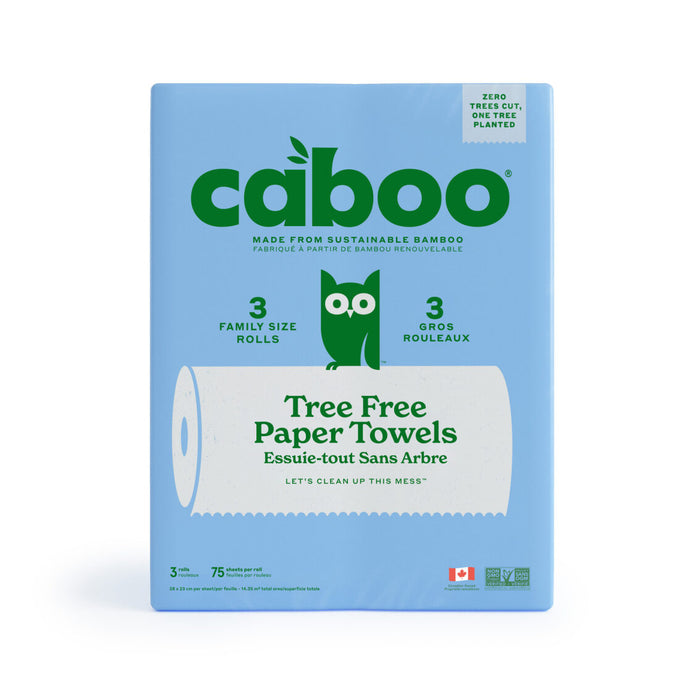 Caboo - Bamboo Paper Towel, 3 Count