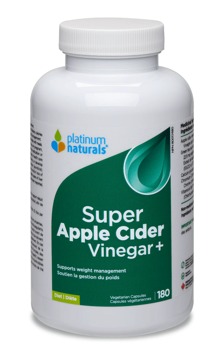 Platinum Naturals - Super Apple Cider Vinegar+, 180 Cap