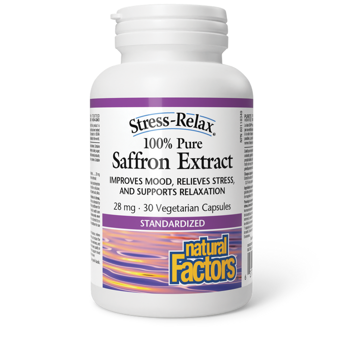 Natural Factors - Stress Relax Saffron, 28 mg