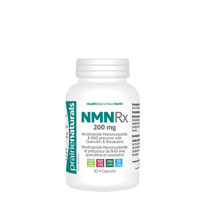 Prairie Naturals - NMN RX Quercetin + Resveratrol, 30 Vcap