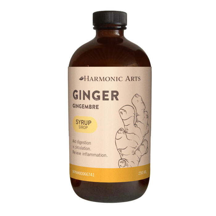 Harmonic Arts - Ginger Syrup, 250 mL