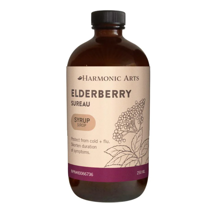 Harmonic Arts - Elderberry Syrup, 250 mL