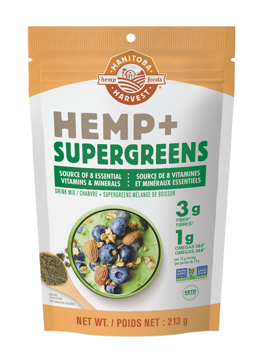 Manitoba Harvest - Hemp + Supergreens, 213 g