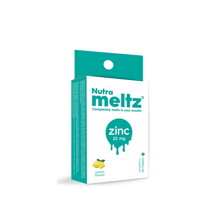 Nutrameltz - Zinc - 25mg, 60 Tabs