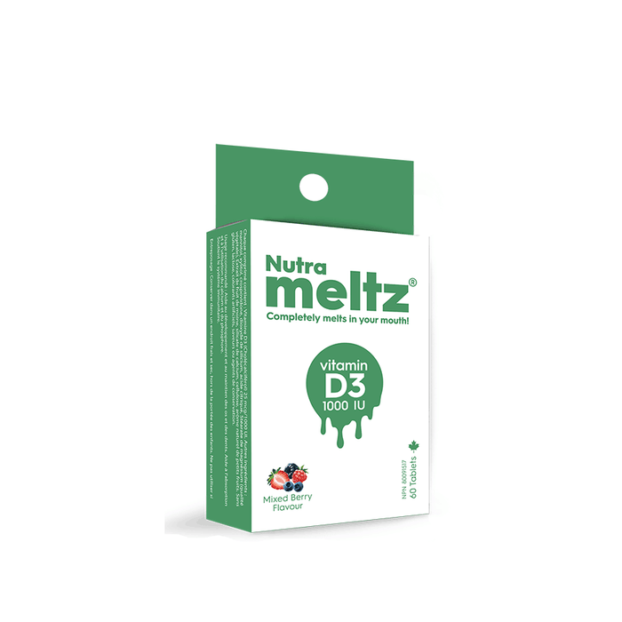 Nutrameltz - Vitamin D3 - 1000 IU, 60 Tabs