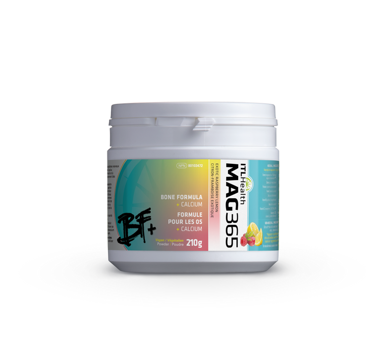 ITL Health - MAG365 BF + Calcium Rasp Lemon, 210 g