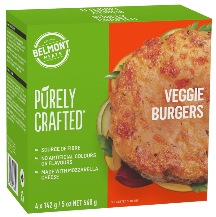 Belmont - Veggie Burgers, 4x142 g