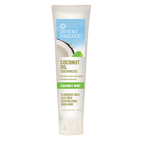 Desert Essence - Coconut Oil Mint Toothpaste, 176 g