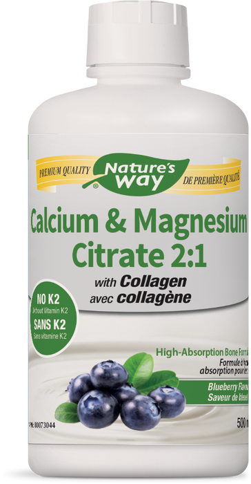 Nature's Way - Calcium Magnesium Blueberry, 500ml