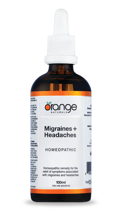 Orange Naturals - Migraines+Headaches, 100 ml