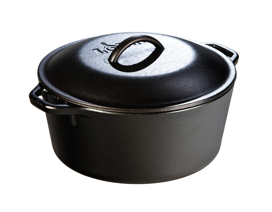 Lodge - Cast Iron Dutch Oven, 5 Quart (4.73 L)
