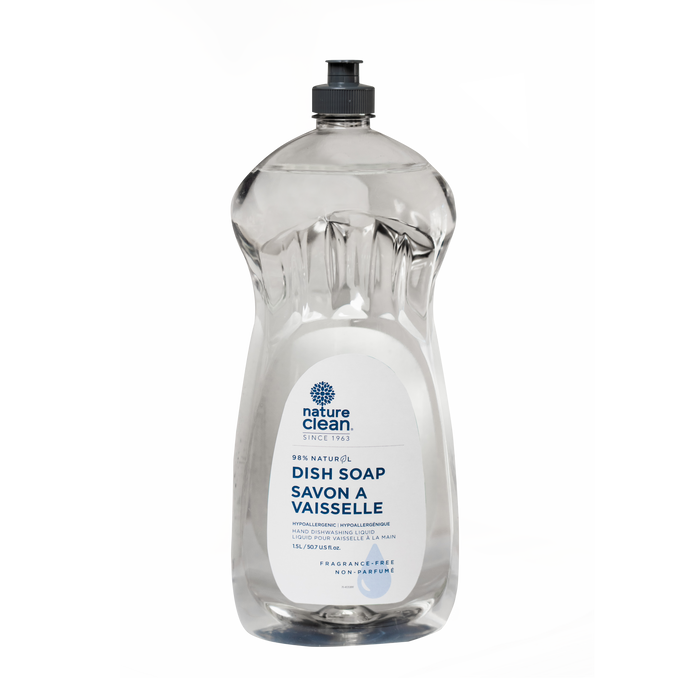 Nature Clean - Dish Liquid - Fragrance Free, 1.5 L